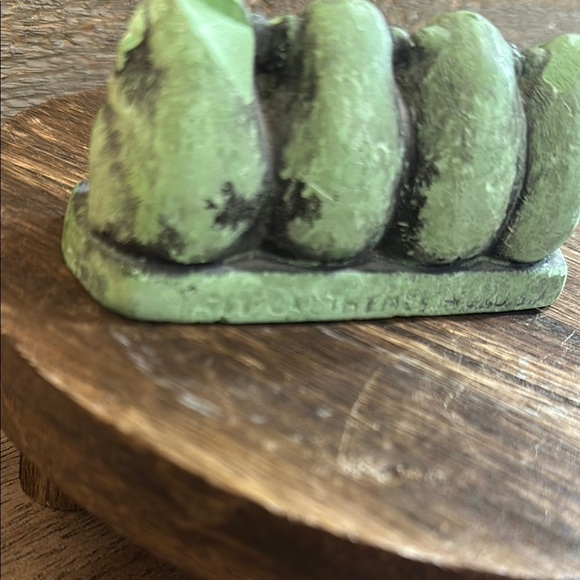 VINTAGE 1960's CAL THEMES CHALKWARE FOUR WISE MONKEYS SEE HEAR SPEAK FUN NO EVIL - Picture 7 of 11